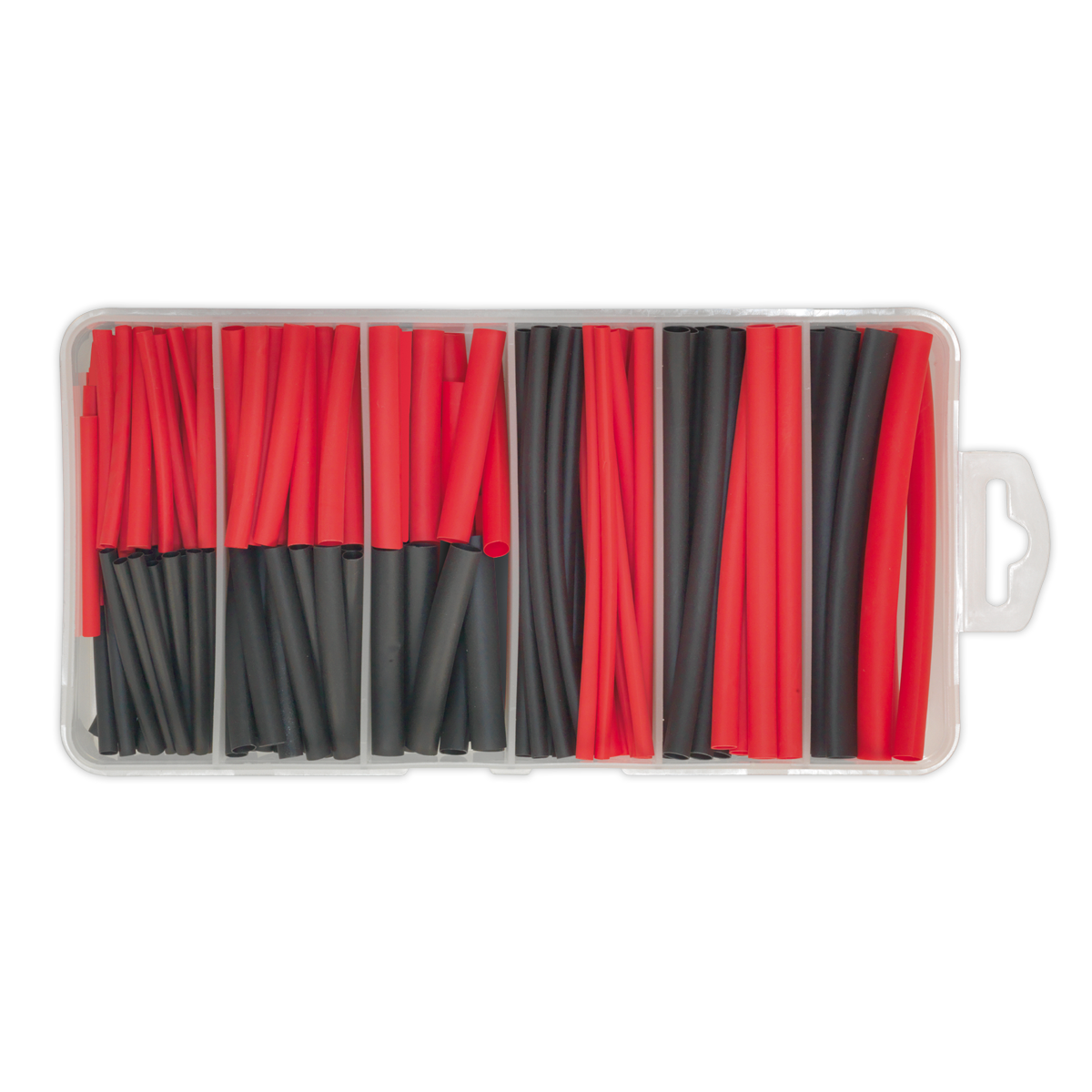 Sealey HST501BR Heat Shrink Tubing Assortment 50 & 100mm 180pc - Black & Red - additional view 4