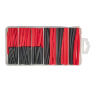 Sealey HST501BR Heat Shrink Tubing Assortment 50 & 100mm 180pc - Black & Red - additional view 4