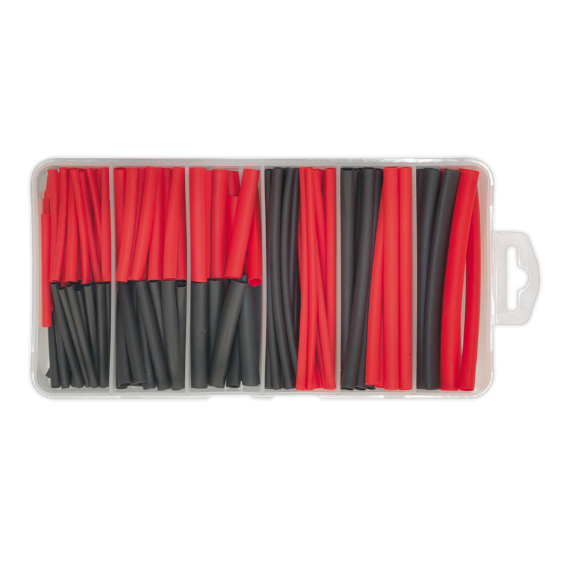 Sealey HST501BR Heat Shrink Tubing Assortment 50 & 100mm 180pc - Black & Red - additional view 4