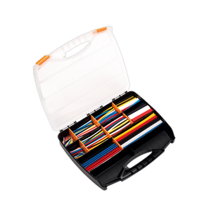 Sealey HST590MC Heat Shrink Tubing Assortment 50, 100, 150 & 200mm 590pc - Mixed Colours