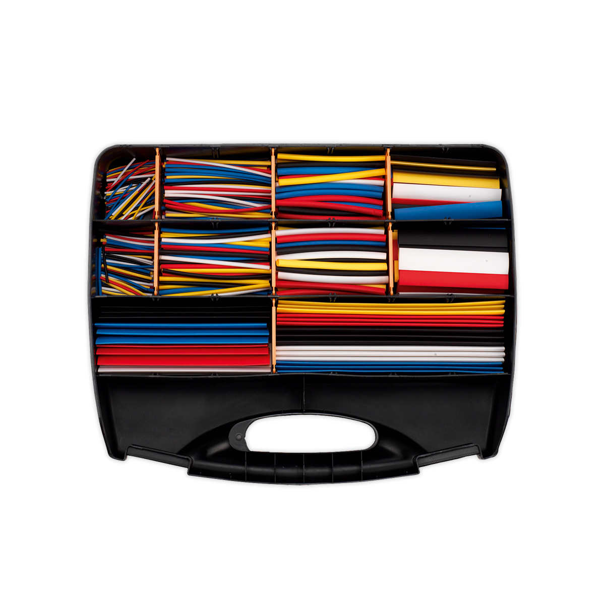 Sealey HST590MC Heat Shrink Tubing Assortment 50, 100, 150 & 200mm 590pc - Mixed Colours - additional view 2