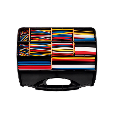Sealey HST590MC Heat Shrink Tubing Assortment 50, 100, 150 & 200mm 590pc - Mixed Colours - additional view 2