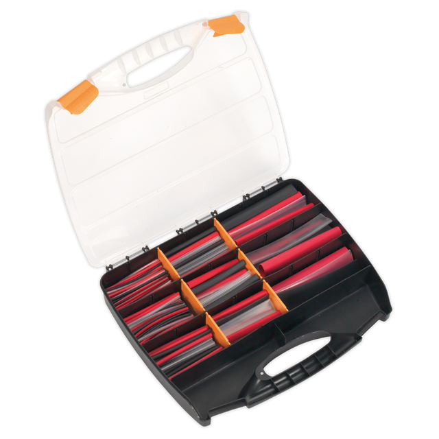 Sealey HSTAL261MC Adhesive Lined Heat Shrink Tubing Assortment 100 & 150mm 261pc - Mixed Colours