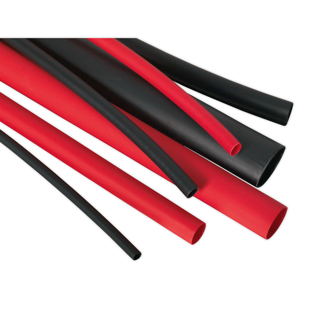 Sealey HSTAL72BR Adhesive Lined Heat Shrink Tubing Assortment 200mm 72pc - Black & Red - additional view 2