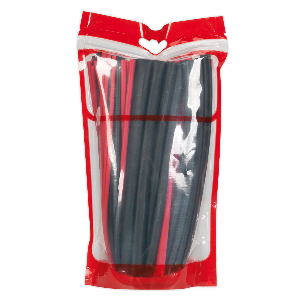 Sealey HSTAL72BR Adhesive Lined Heat Shrink Tubing Assortment 200mm 72pc - Black & Red - additional view 3