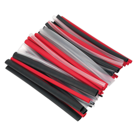 Sealey HSTAL72MC Adhesive Lined Heat Shrink Tubing Assortment 200mm 72pc - Mixed Colours