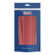 Sealey HSTAL72R Adhesive Lined Heat Shrink Tubing Assortment 200mm 72pc - Red