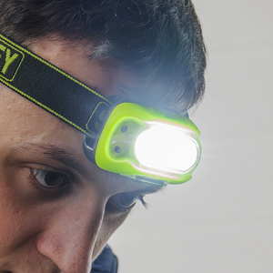 Sealey HT08RG Rechargeable Head Torch with Auto-Sensor 8W COB LED - Green - additional view 6