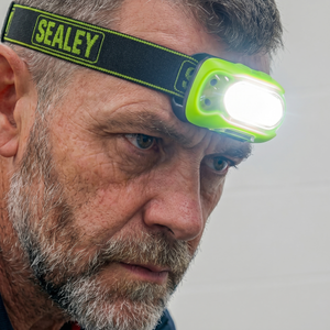 Sealey HT08RG Rechargeable Head Torch with Auto-Sensor 8W COB LED - Green - additional view 8
