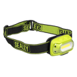 Sealey HT08RG Rechargeable Head Torch with Auto-Sensor 8W COB LED - Green