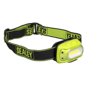 Sealey HT08RG Rechargeable Head Torch with Auto-Sensor 8W COB LED - Green