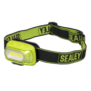 Sealey HT08RG Rechargeable Head Torch with Auto-Sensor 8W COB LED - Green - additional view 2