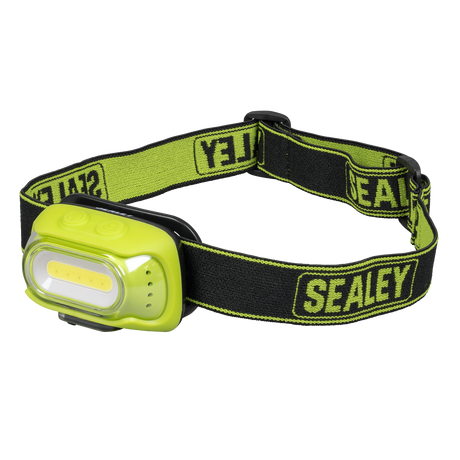 Sealey HT08RG Rechargeable Head Torch with Auto-Sensor 8W COB LED - Green - additional view 2