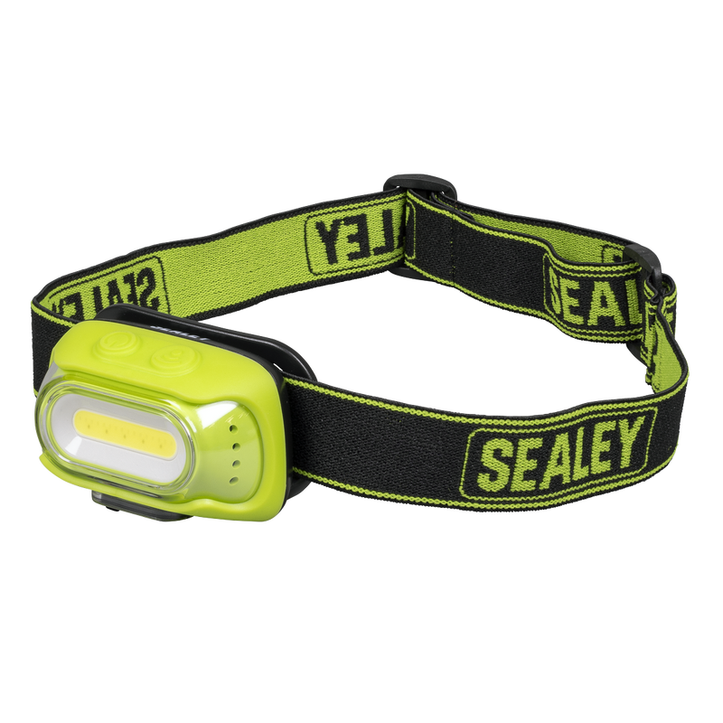 Sealey HT08RG Rechargeable Head Torch with Auto-Sensor 8W COB LED - Green - additional view 2