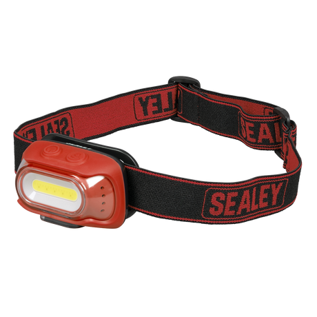 Sealey HT08RR Rechargeable Head Torch with Auto-Sensor 8W COB LED - Red - additional view 2