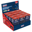 Sealey HT104RDB Rechargeable Head Torch with Auto-Sensor 5W COB & 3W LED - Display Box of 12