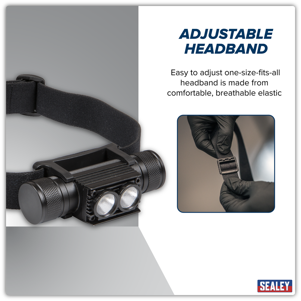 Sealey HT110R Rechargeable Head Torch 10W SMD LED - additional view 5