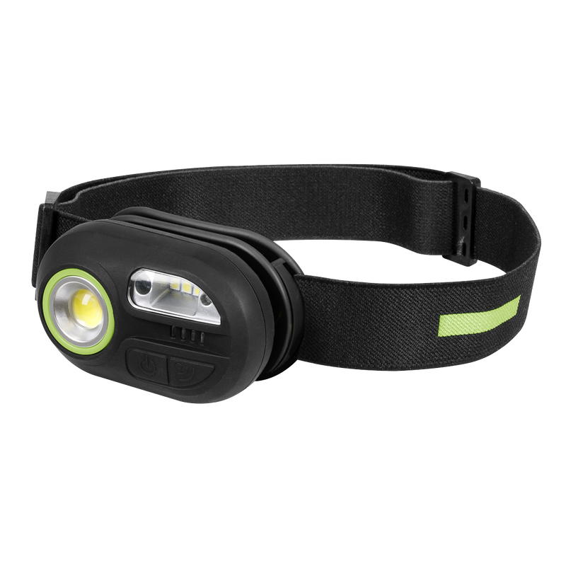 Sealey HT300R Rechargeable Headlight with Auto-Sensor 3W COB & 1W SMD LED - additional view 3