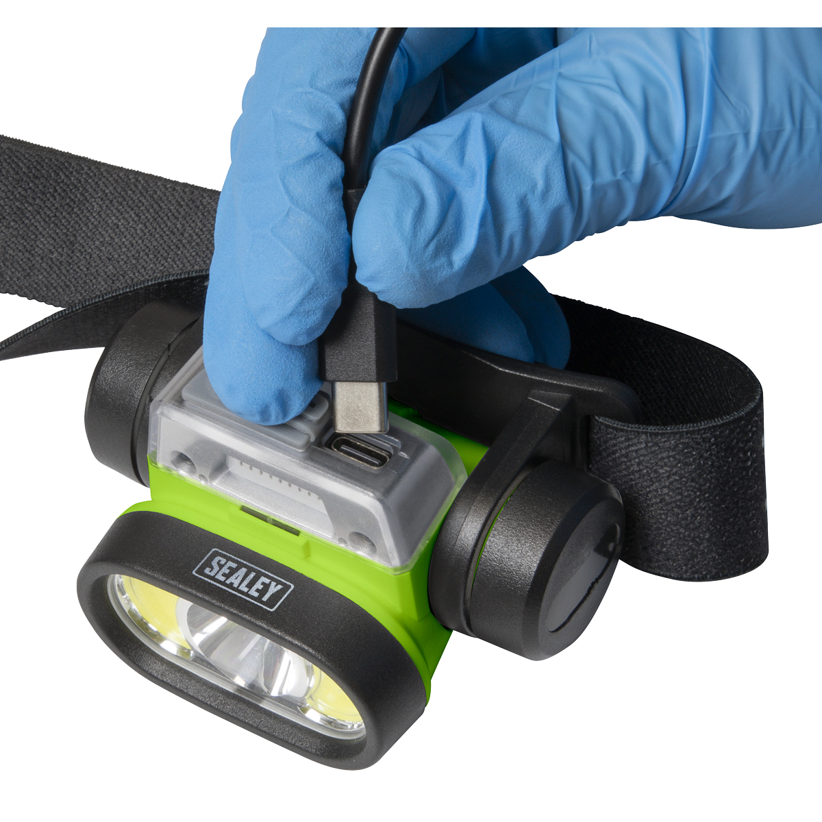 Sealey HT400LED Rechargeable Head Torch with Auto-Sensor 5W & 3W COB LED - additional view 4