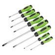 Sealey HV001 Premier Screwdriver Set 8pc - Hi-Vis Green