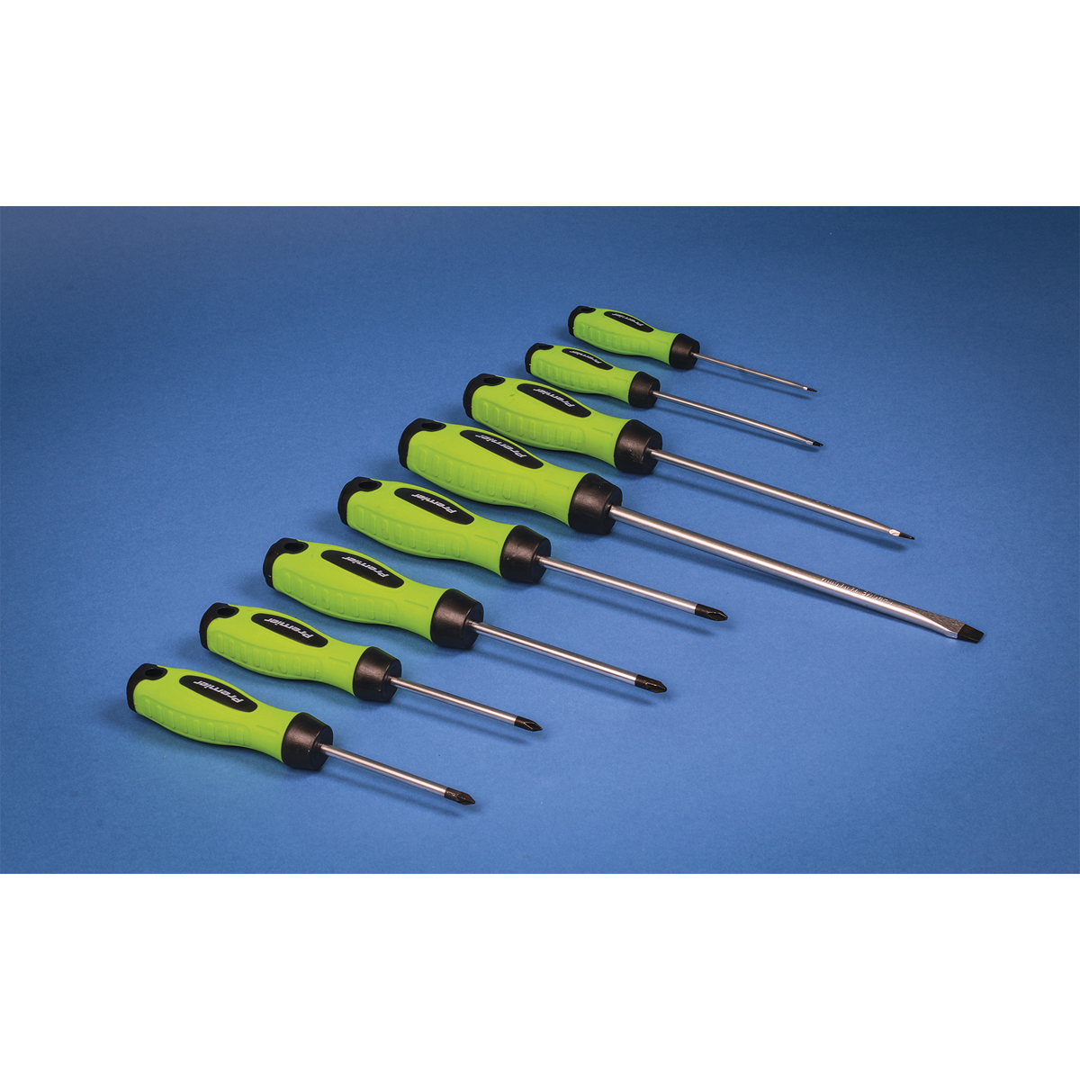 Sealey HV001 Premier Screwdriver Set 8pc - Hi-Vis Green - additional view 8
