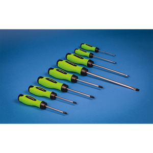 Sealey HV001 Premier Screwdriver Set 8pc - Hi-Vis Green - additional view 8