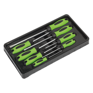 Sealey HV001 Premier Screwdriver Set 8pc - Hi-Vis Green - additional view 3