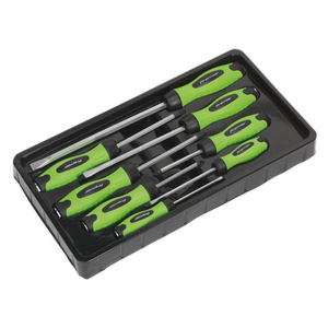 Sealey HV002 Premier Hammer-Thru Screwdriver Set 8pc - Hi-Vis Green - additional view 7