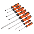 Sealey HV003 Premier Screwdriver Set 8pc - Hi-Vis Orange