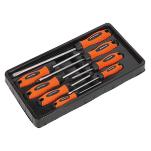 Sealey HV003 Premier Screwdriver Set 8pc - Hi-Vis Orange - additional view 3
