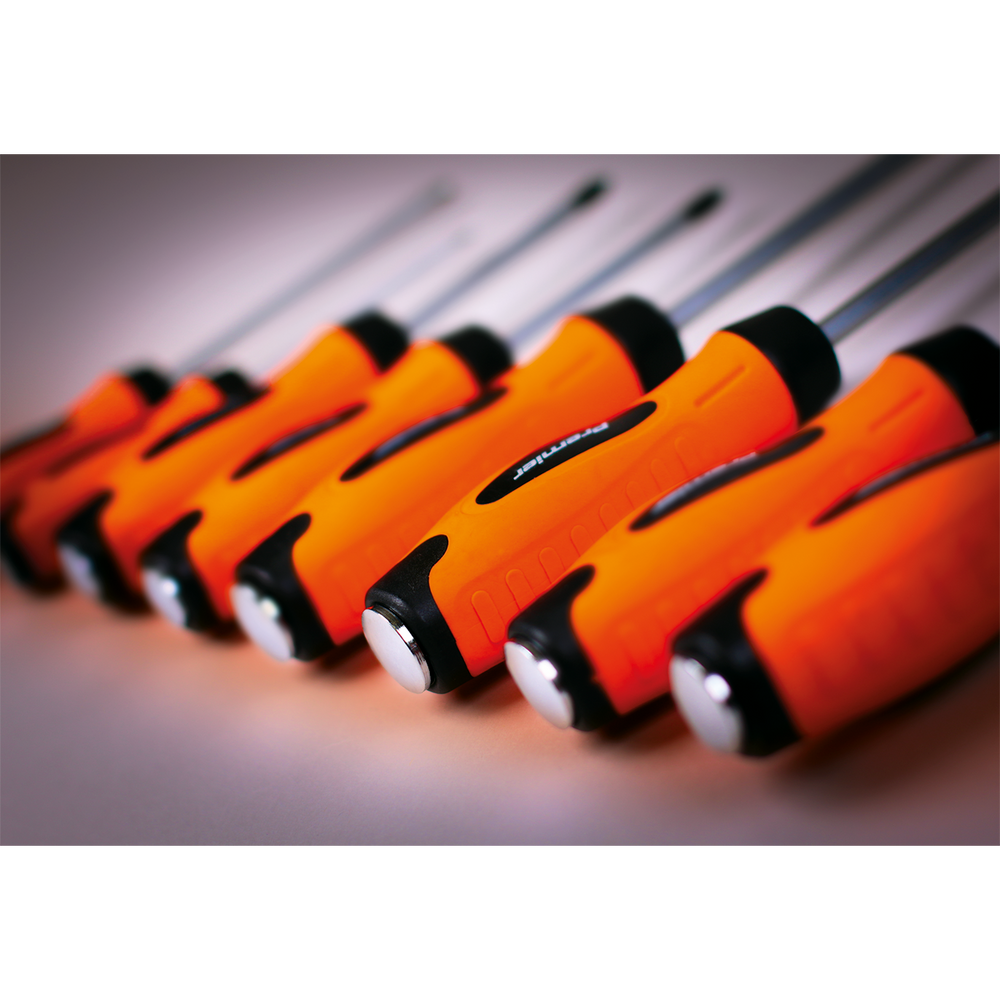 Sealey HV004 Premier Hammer-Thru Screwdriver Set 8pc - Hi-Vis Orange - additional view 6