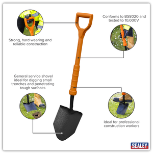 Sealey HVCT07 Insulated General Service Shovel - additional view 8