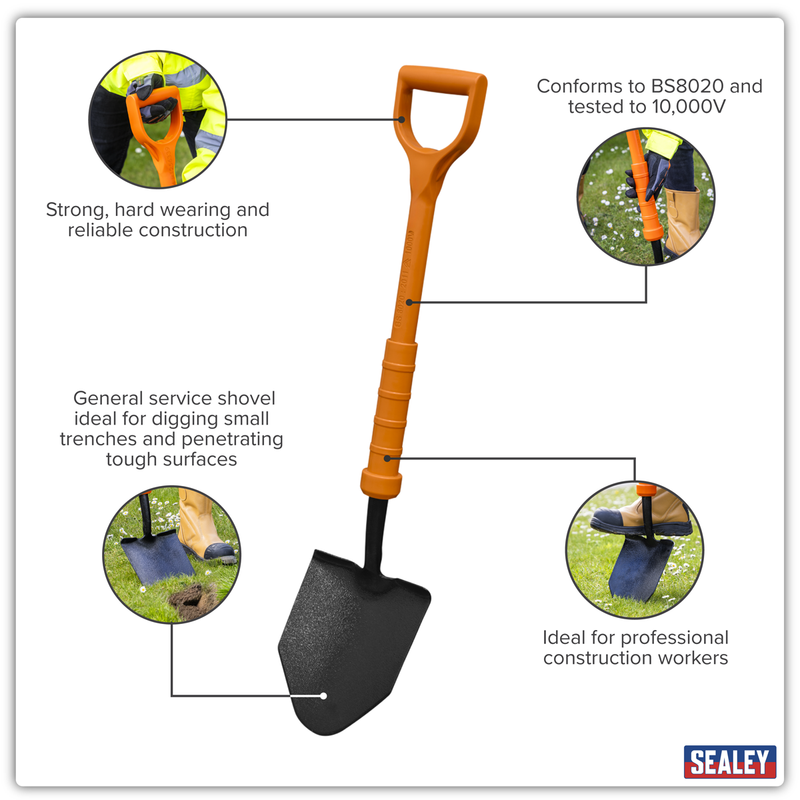 Sealey HVCT07 Insulated General Service Shovel - additional view 8