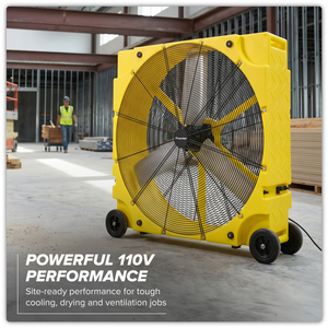 Sealey HVD36110VPM Premier 36" Industrial High Velocity Rotomould Drum Fan 3-Speed 110V - additional view 6