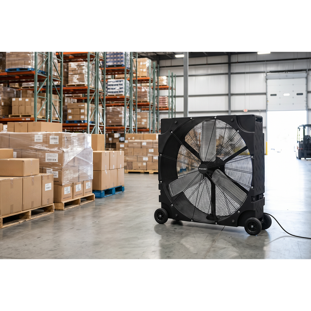 Sealey HVD36PM Premier 36" Industrial High Velocity Rotomould Drum Fan 3-Speed 230V - additional view 2