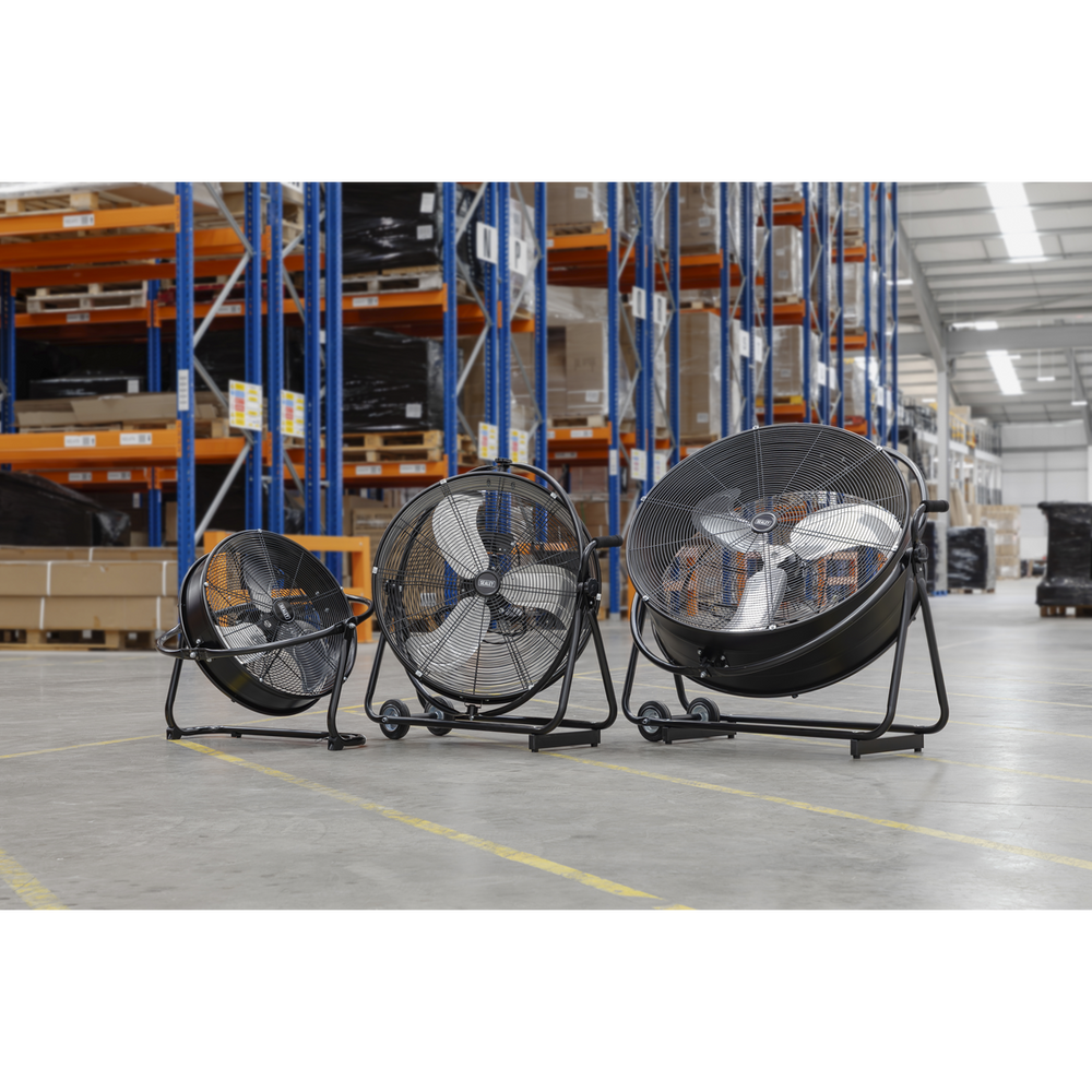 Sealey HVF24S 24" Industrial High Velocity Orbital Drum Fan 230V - additional view 2