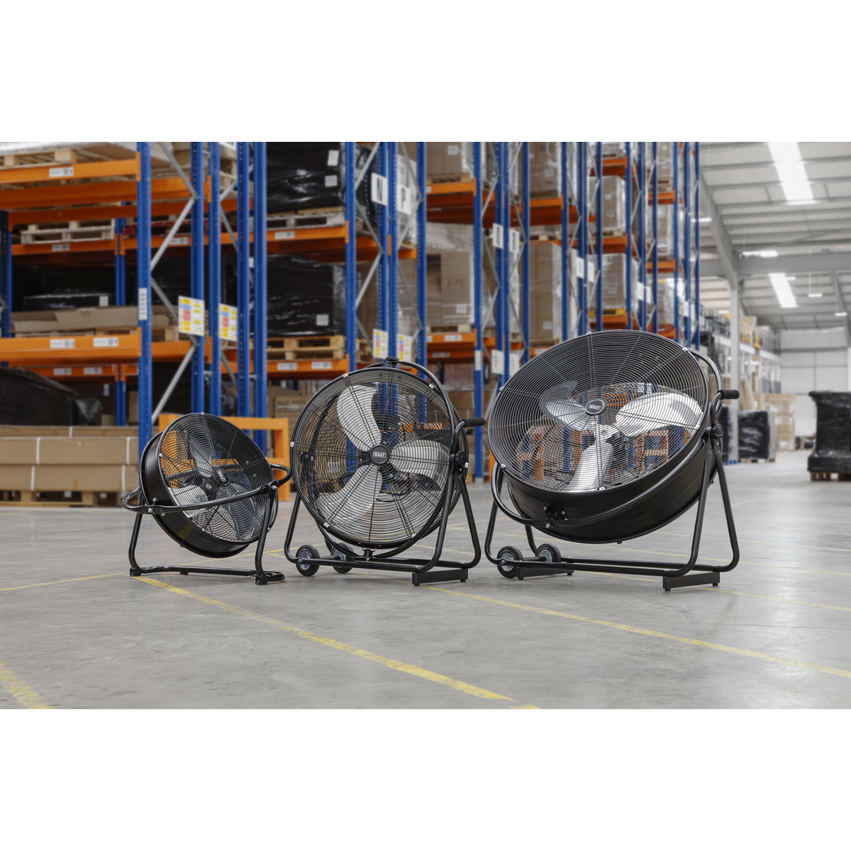 Sealey HVF24S 24" Industrial High Velocity Orbital Drum Fan 230V - additional view 2