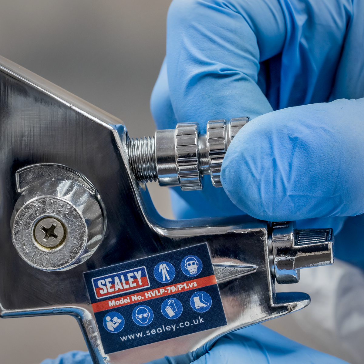 Sealey HVLP-79/P1 Spray Gun 1.7mm Set-Up for HVLP-79/P - additional view 5