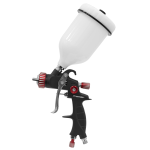 Sealey HVLP01 Premier Professional HVLP Gravity Feed Spray Gun 1.3mm Set-Up - additional view 2