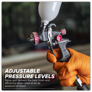 Sealey HVLP04 Premier Professional HVLP Gravity Feed Touch-Up Spray Gun 1mm Set-Up - additional view 11