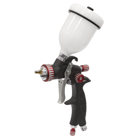 Sealey HVLP04 Premier Professional HVLP Gravity Feed Touch-Up Spray Gun 1mm Set-Up