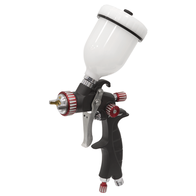 Sealey HVLP04 Premier Professional HVLP Gravity Feed Touch-Up Spray Gun 1mm Set-Up