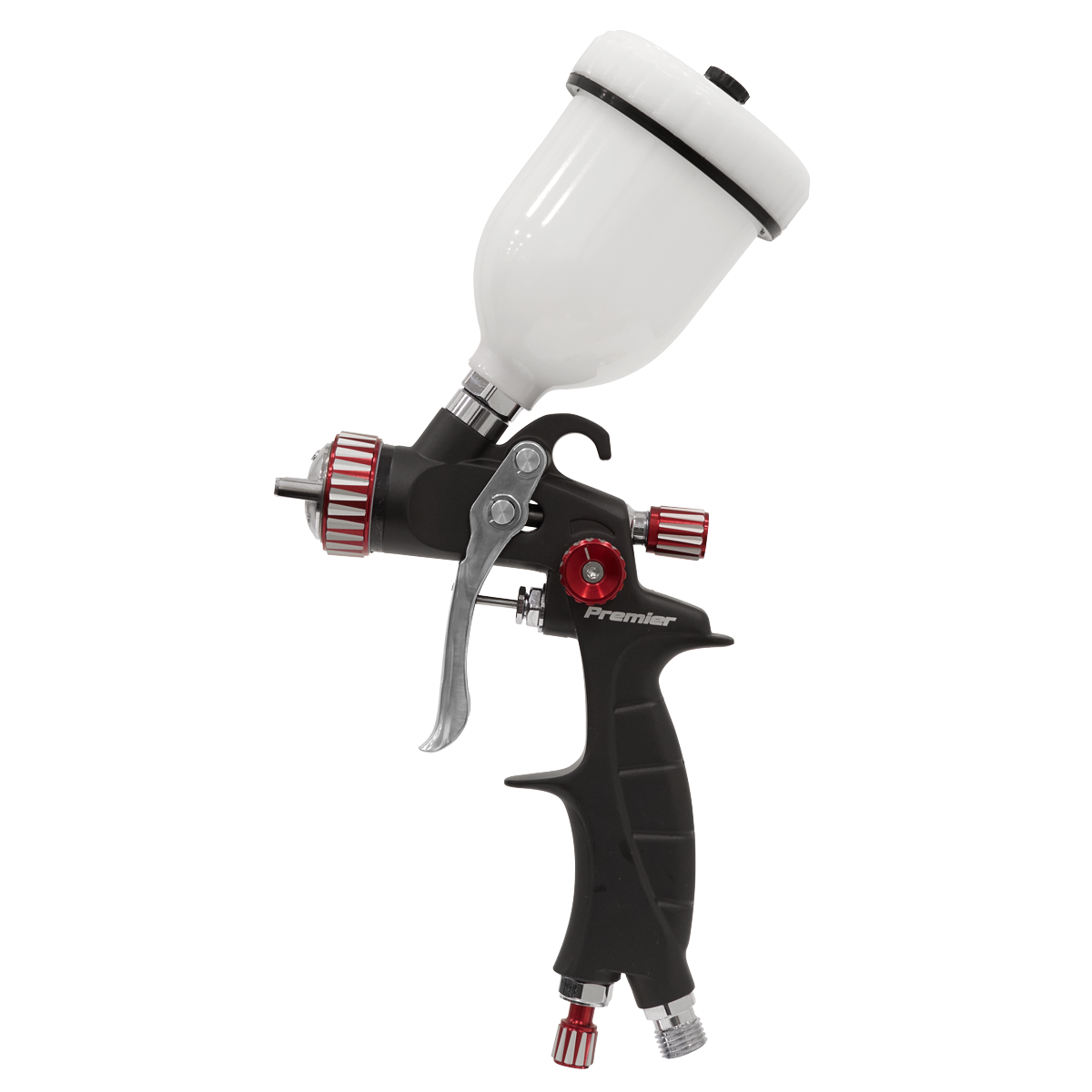 Sealey HVLP04 Premier Professional HVLP Gravity Feed Touch-Up Spray Gun 1mm Set-Up - additional view 3