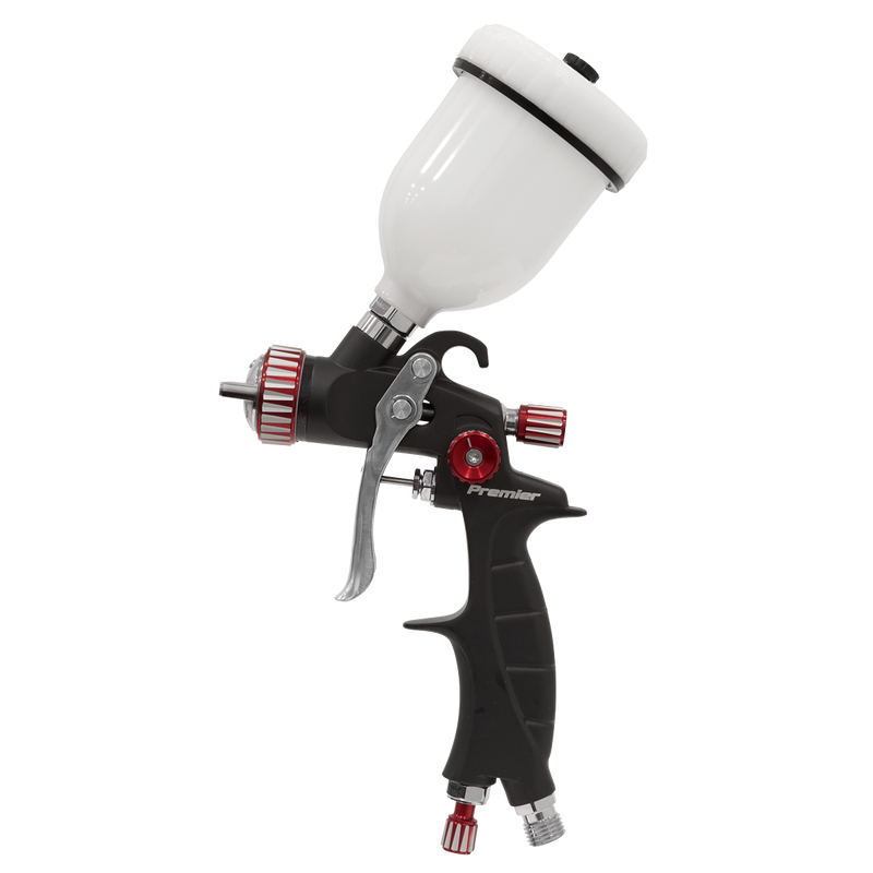 Sealey HVLP04 Premier Professional HVLP Gravity Feed Touch-Up Spray Gun 1mm Set-Up - additional view 3
