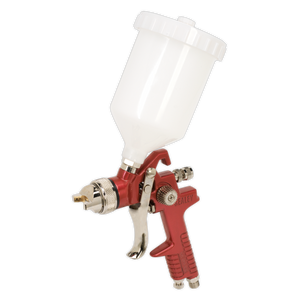 Sealey HVLP741 Workshop Series HVLP Gravity Feed Spray Gun 1.3mm Set-Up