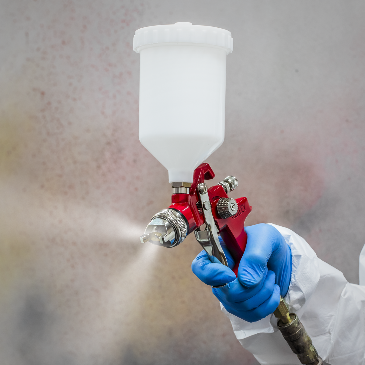Sealey HVLP741 Workshop Series HVLP Gravity Feed Spray Gun 1.3mm Set-Up - additional view 9
