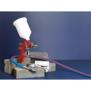 Sealey HVLP741 Workshop Series HVLP Gravity Feed Spray Gun 1.3mm Set-Up - additional view 4