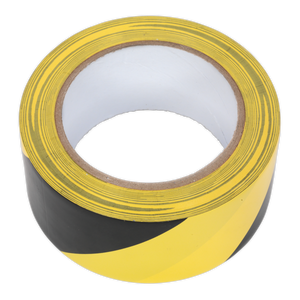 Sealey HWTBY Hazard Warning Tape 50mm x 33m - Black/Yellow - additional view 2