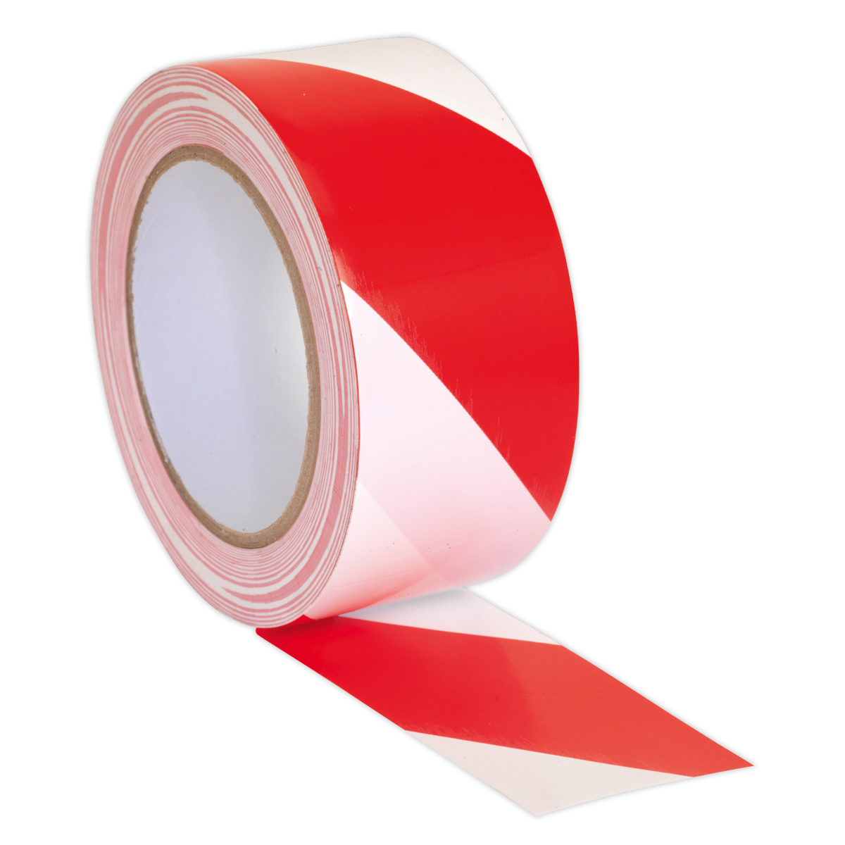 Sealey HWTRW Hazard Warning Tape 50mm x 33m - Red/White