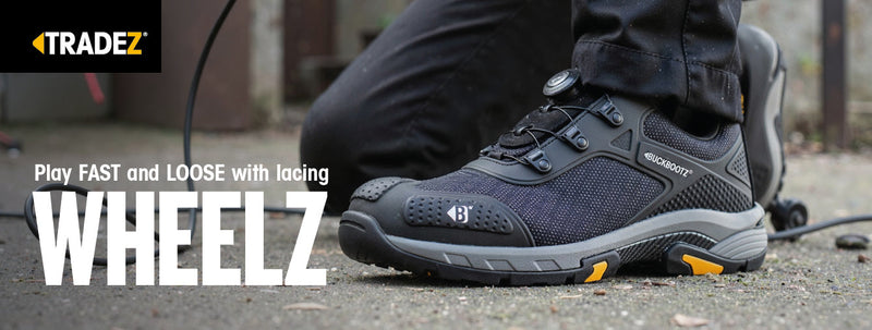 Buckbootz Wheelz Mid Tradez FITGO Safety Boots